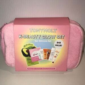 TONYMOLY K-Beauty Glow Set 8 Piece Korean beauty essentials NEW